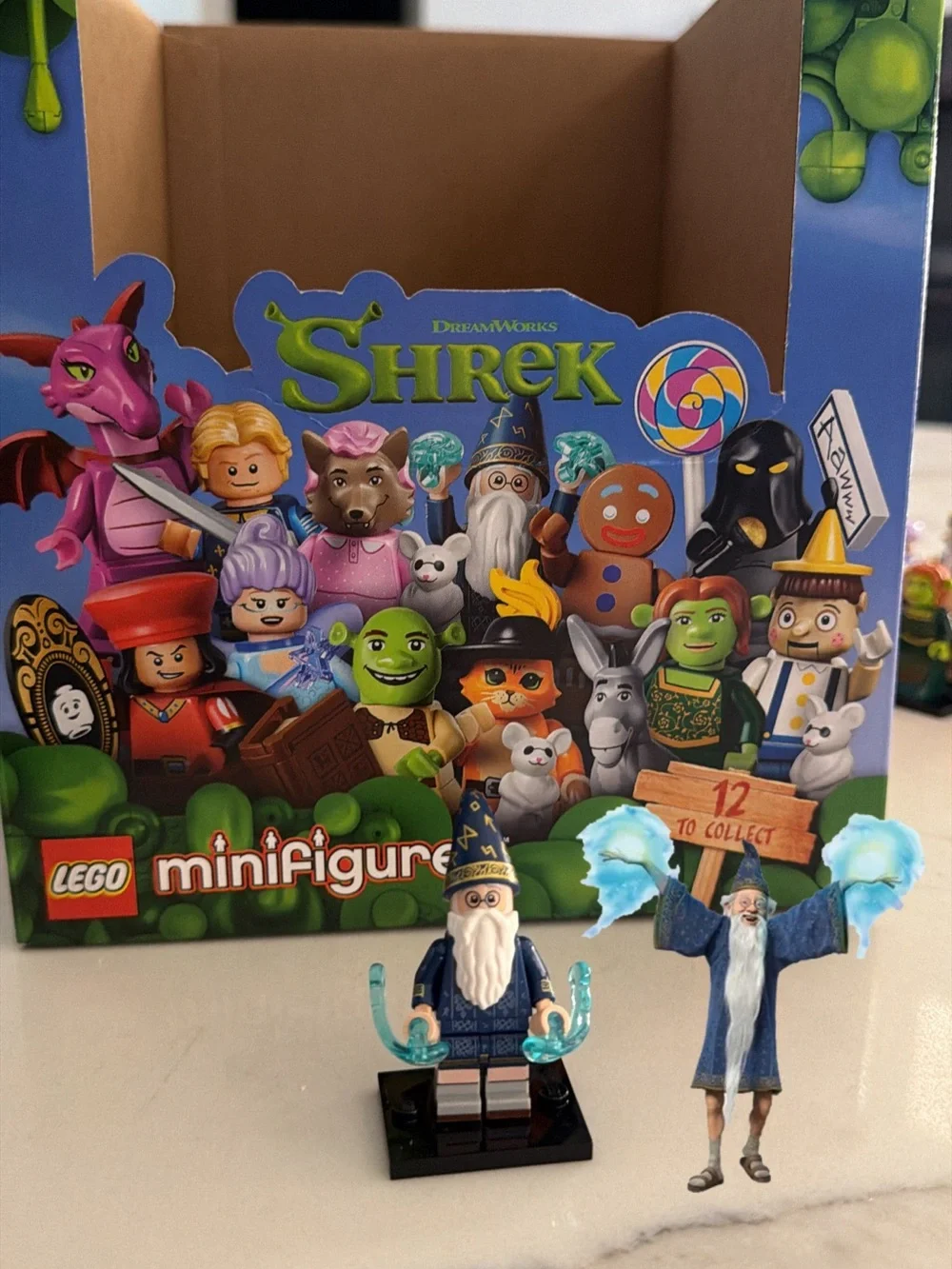 LEGO Shrek Minifigure - Merlin the wizard